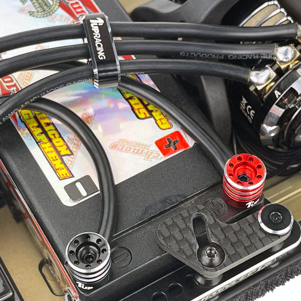 Fjernstyret bil1up Racing Heatsink Bullet Plug Grips - Fits LowPro Bullet Plugs (2pcs)Stik1up