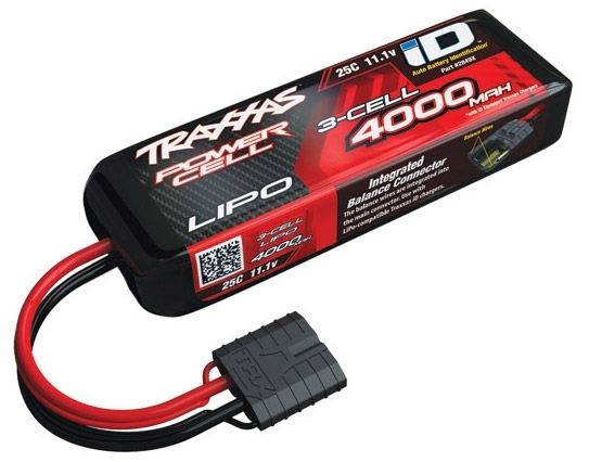 Fjernstyret bilTraxxas Li-Po Battery 3S 11,1V 4000mAh 25C iD-connector 2849XLipo BatteriTraxxas
