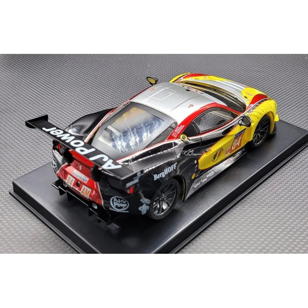 Fjernstyret bil1/28 GL 488 GT3 body-010 (Yellow/Red)AutoscaleGL Racing