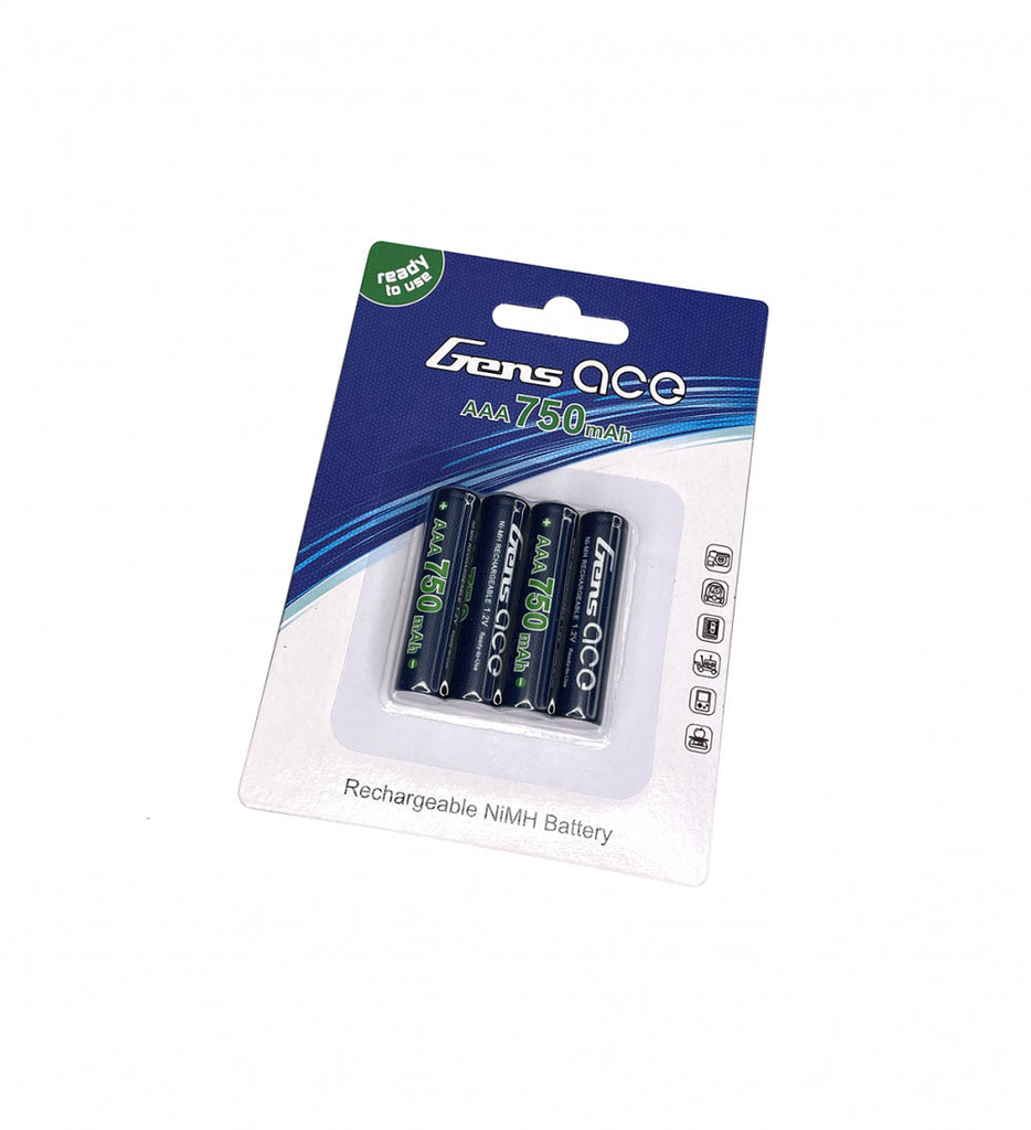 Fjernstyret bilGens ace Batteries R3-AAA Cells Ni-Mh HV 750Mah (4)Alkaline BatterierGens Ace