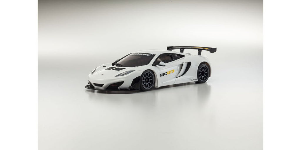 Fjernstyret bilMini-Z RWD McLaren 12C GT3 2013 White (W-MM/KT531P)Mini zKyosho