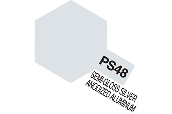Fjernstyret bilPS-48 Semi-Gloss Sølv Anodized AlumiteMalingTamiya