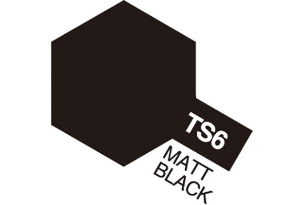 Fjernstyret bilTS-6 MATT BLACKMalingTamiya