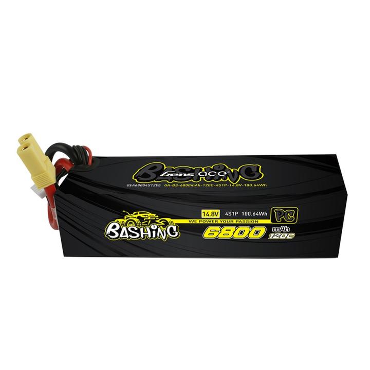 Fjernstyret bilGens ace 6800mAh 14.8V 120C 4S1P Lipo Batteri Pack Med EC5-Bashing SeriesBatteriGens Ace