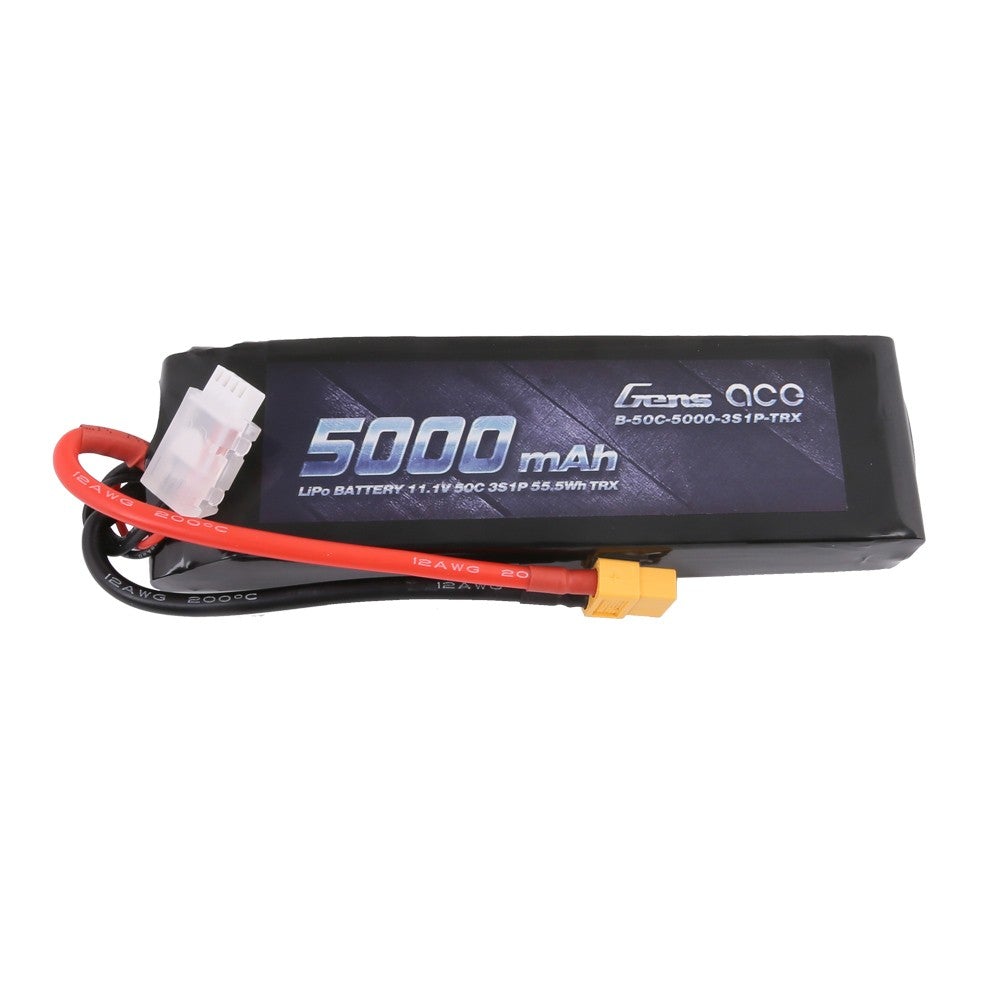 Fjernstyret bilGens ace 5000mAh 11.1V 50C 3S1P Short-Size Lipo With XT60 PlugLipo BatteriGens Ace