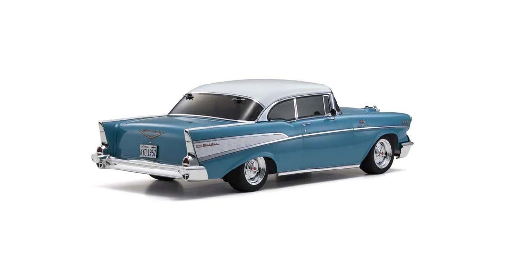 Fjernstyret bilKyosho Fazer MK2 (L) Chevy Bel Air Coupe 1957 Turquoise 1:10 ReadysetRTR CarKyosho