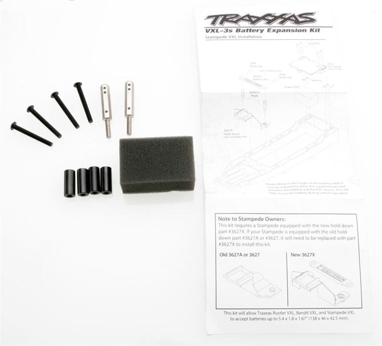 Fjernstyret bilTraxxas Battery Expansion Kit for Taller Battery 3725XReservedeleTraxxas