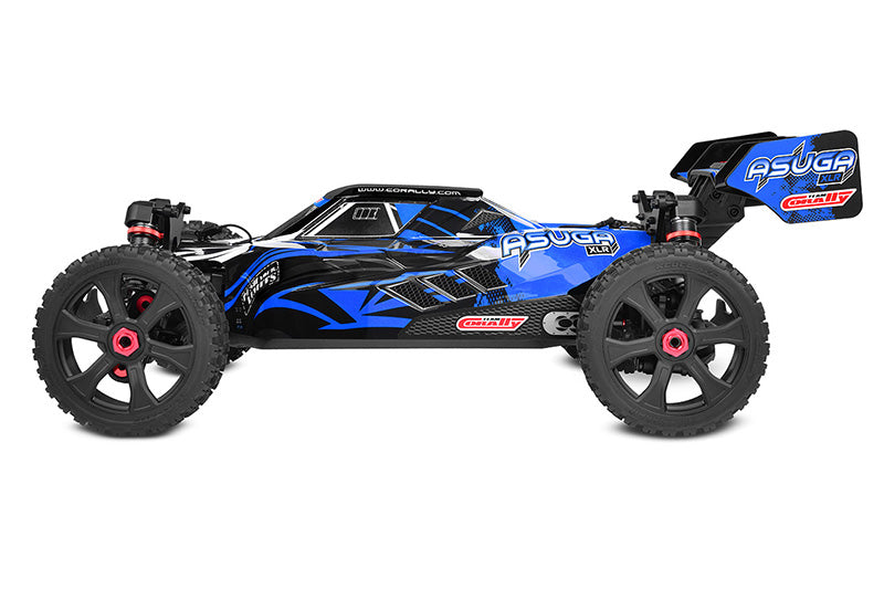 Fjernstyret bilTeam Corally - ASUGA XLR 6S - RTR - Blue - Brushless Power 6S - No Battery - No Charger1:8 BuggyTeam Corally