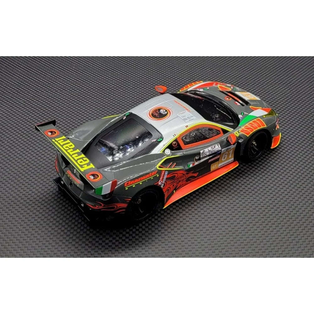 Fjernstyret bil1/28 GL 488 GT3 body-007 (Grey/Orange)AutoscaleGL Racing