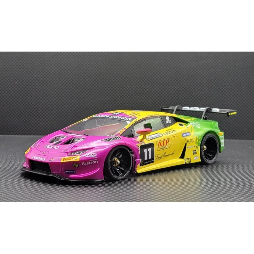 Fjernstyret bil1/28 GL LBO GT3 body-008 (Purple／Yellow)AutoscaleGL Racing