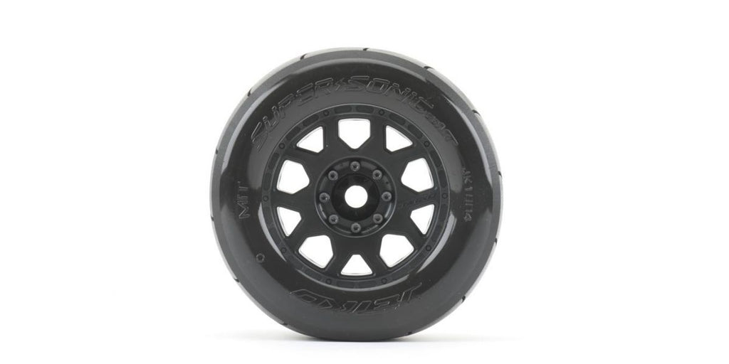 Fjernstyret bilExtreme Tyre MT Slicks Rockform Belted 3.8" 17mm Black Rims (2)HjulsætJetko