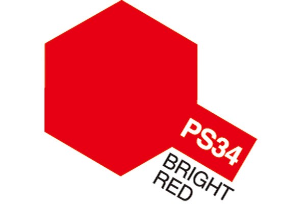Fjernstyret bilPS-34 Bright RødMalingTamiya