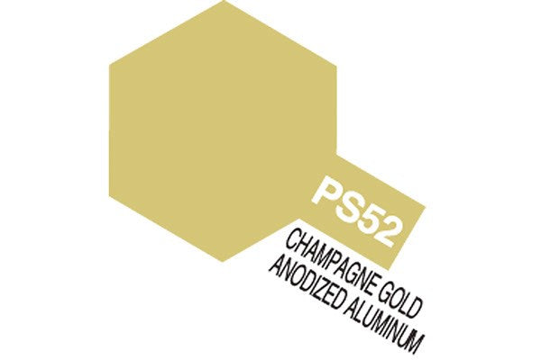 Fjernstyret bilPS-52 CHAMPAGNE GOLD ALUMINIUMMalingTamiya