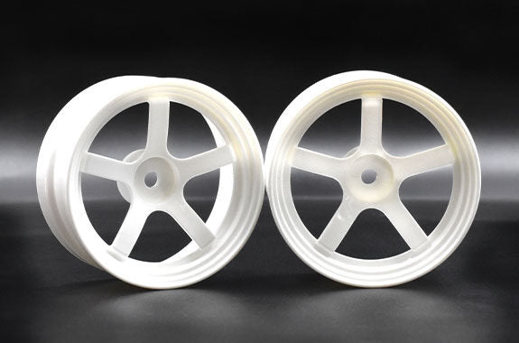 Fjernstyret bilReve D Competition Drift Wheel "DP5" White (Offset 6mm, 2pcs)FælgeReve D