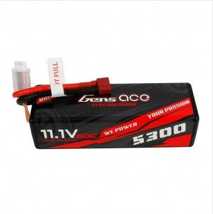 Fjernstyret bilGens Ace 5300mAh 11.1V 60C 3S HardCase Lipo Batteri T Stik (Deans)Lipo BatteriGens Ace