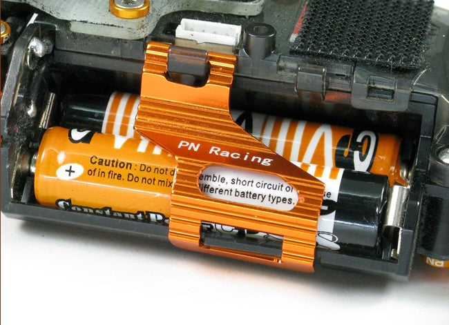 Fjernstyret bilPN Racing Mini-Z MR03 V2 Alm Battery Cover Heatsink (Orange)ReservedelePN Racing