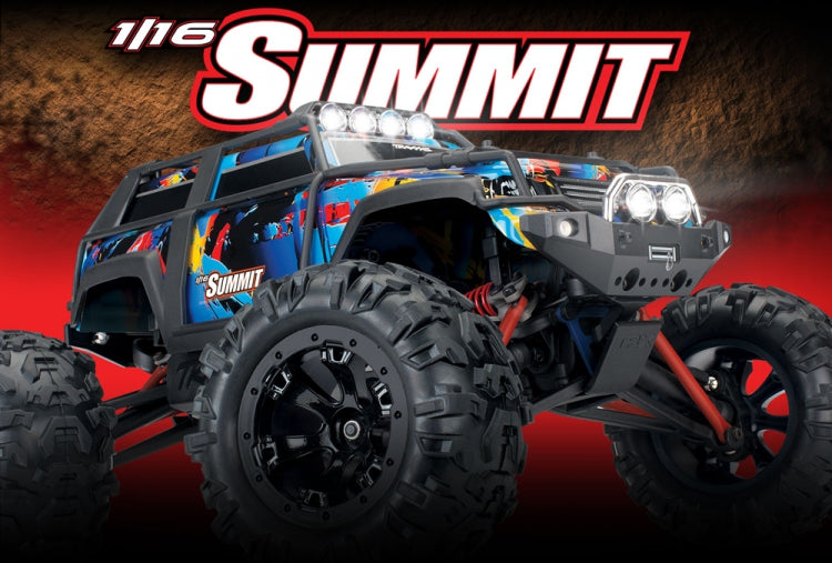 Fjernstyret bilSummit 1/16 4WD RTR - With Battery & Charger1:10 Offroad RTRTraxxas