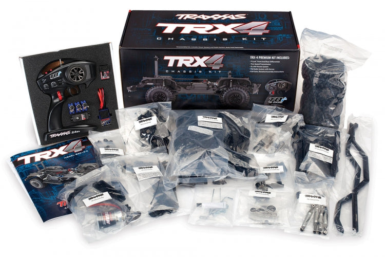 Fjernstyret bilTRX-4 Kit (w/o Batteries & Body)1:10 Offroad RTRTraxxas