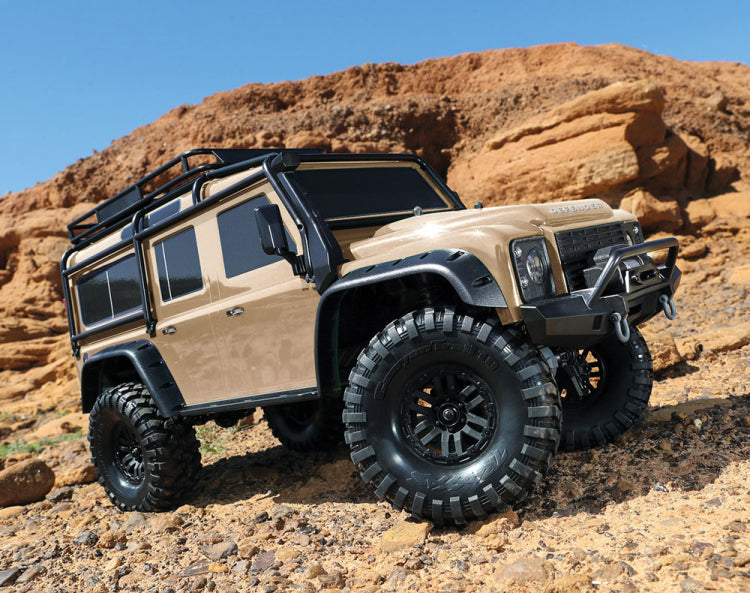 Fjernstyret bilTRX-4 Scale & Trial Crawler Land Rover RTR -Sand1:10 Offroad RTRTraxxas