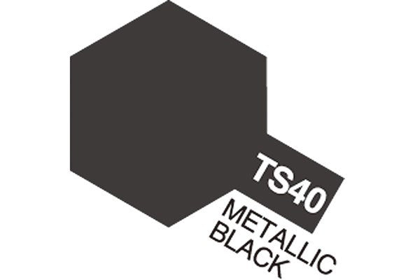 Fjernstyret bilTS-40 METALLIC BLACK (GLOSS)MalingTamiya
