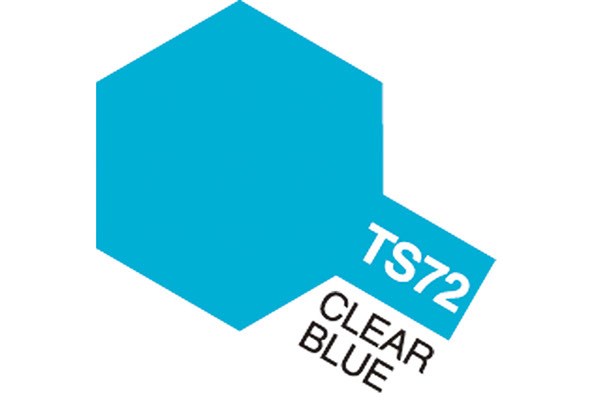 Fjernstyret bilTS-72 CLEAR BLUEMalingTamiya