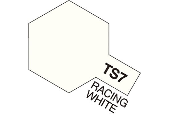 Fjernstyret bilTS-7 RACING WHITE (GLOSS)MalingTamiya