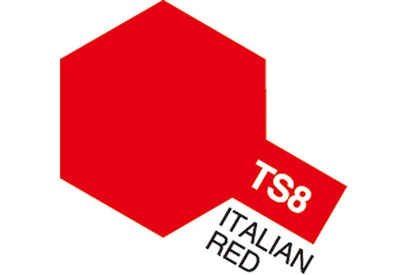 Fjernstyret bilTS-8 ITALIAN REDMalingTamiya